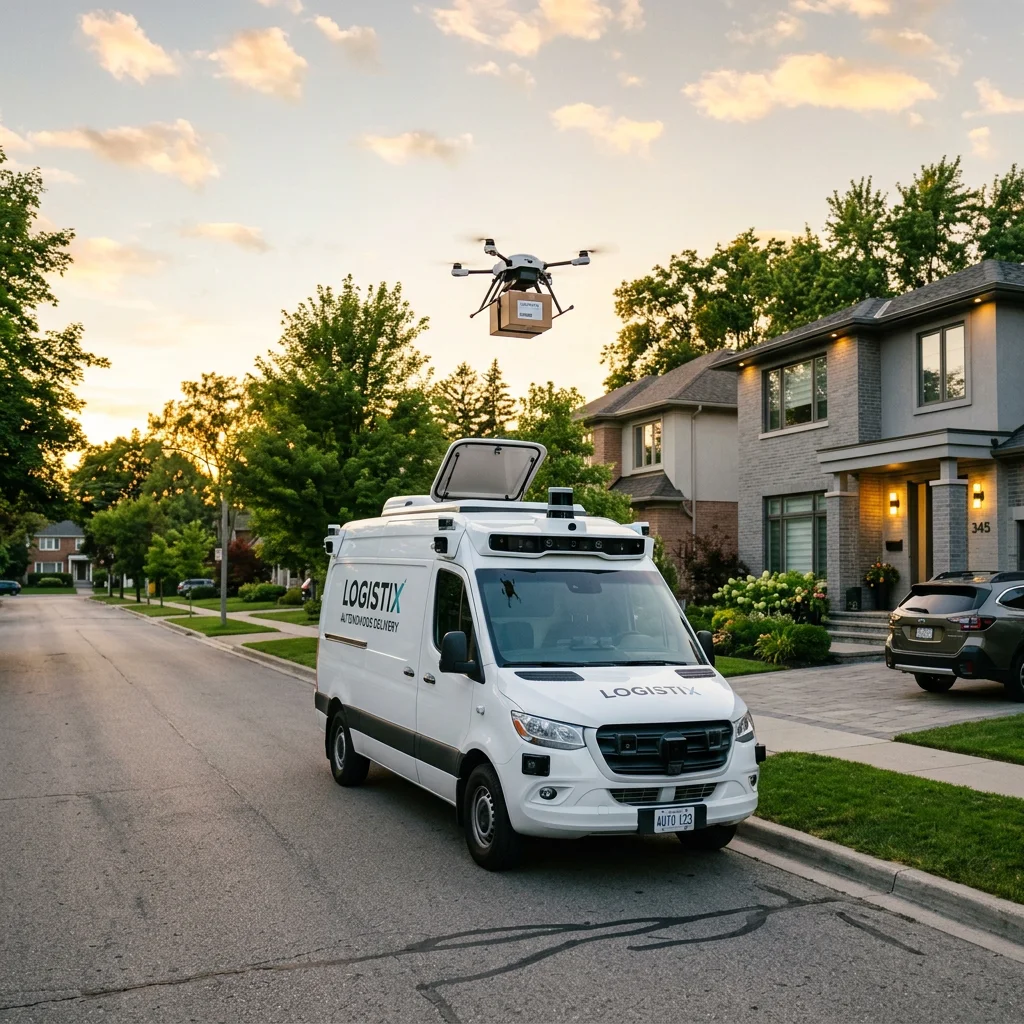 Urban delivery vehicles operating in smart city hub