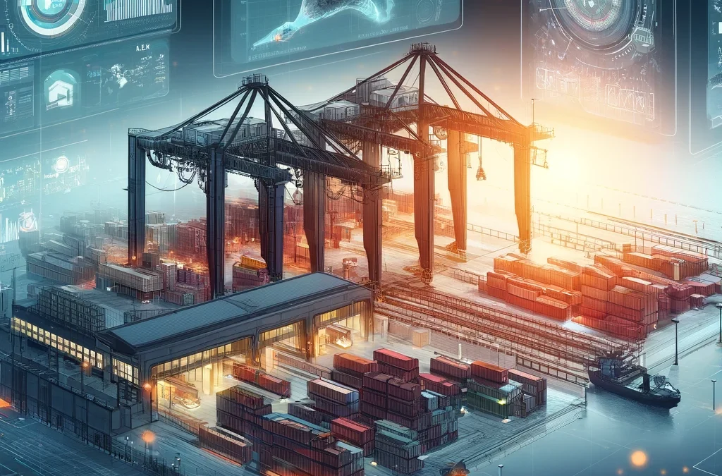 Optimizing Operations at Multimodal Logistics Hubs with AI-Powered Prescriptive Analytics